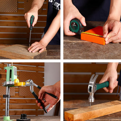 Cordless Drill Tool Kit Set: 20V Power Drill Tool Box with Battery Electric Drill Driver for Men Home Hand Repair Basic Toolbox Tools Sets Drills Case