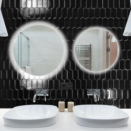 Art3d 10-Sheet Heavy-Duty Peel and Stick Backsplash, Self-Adhesive Vinyl Wall Tiles for Kitchen Countertop Bathroom, White