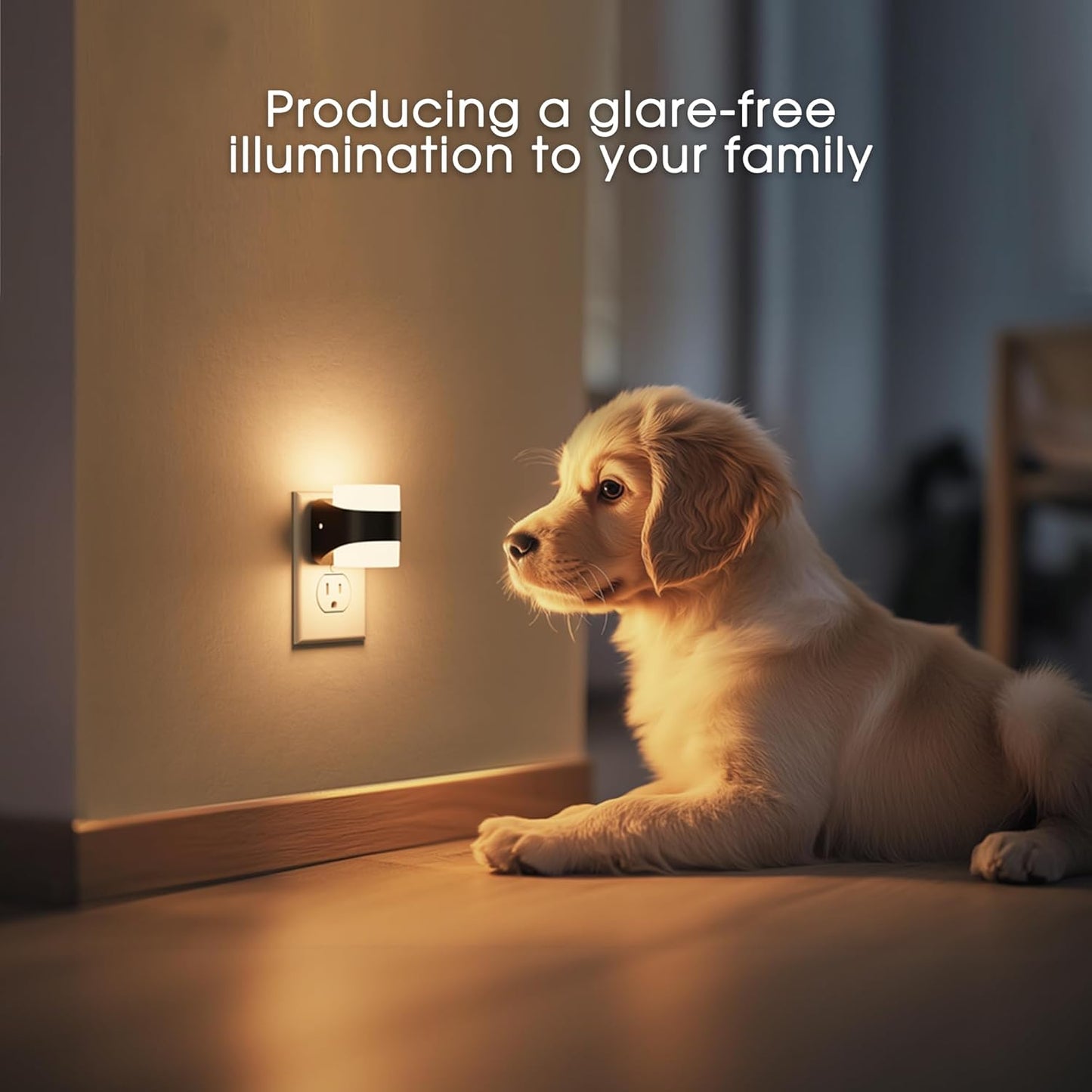 L LOHAS LED Night Light, Bubble Night Lights Plug into Wall,2 Pack 3000K/4000k/5000K Adjustable Color Temperature Night Light,Dimmable Nightlights with Dusk to Dawn Sensor for Rooms Bathroom Hallway
