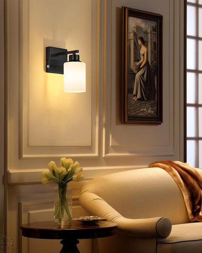 Battery Operated Wall Sconce Set of 2, Black Rechargeable Wall Lights with Timer Function, Easy Install Dimmable Wireless Wall Lamps Sconces Wall Decor for Living Room Bedroom Hallway, Emergency 3000K