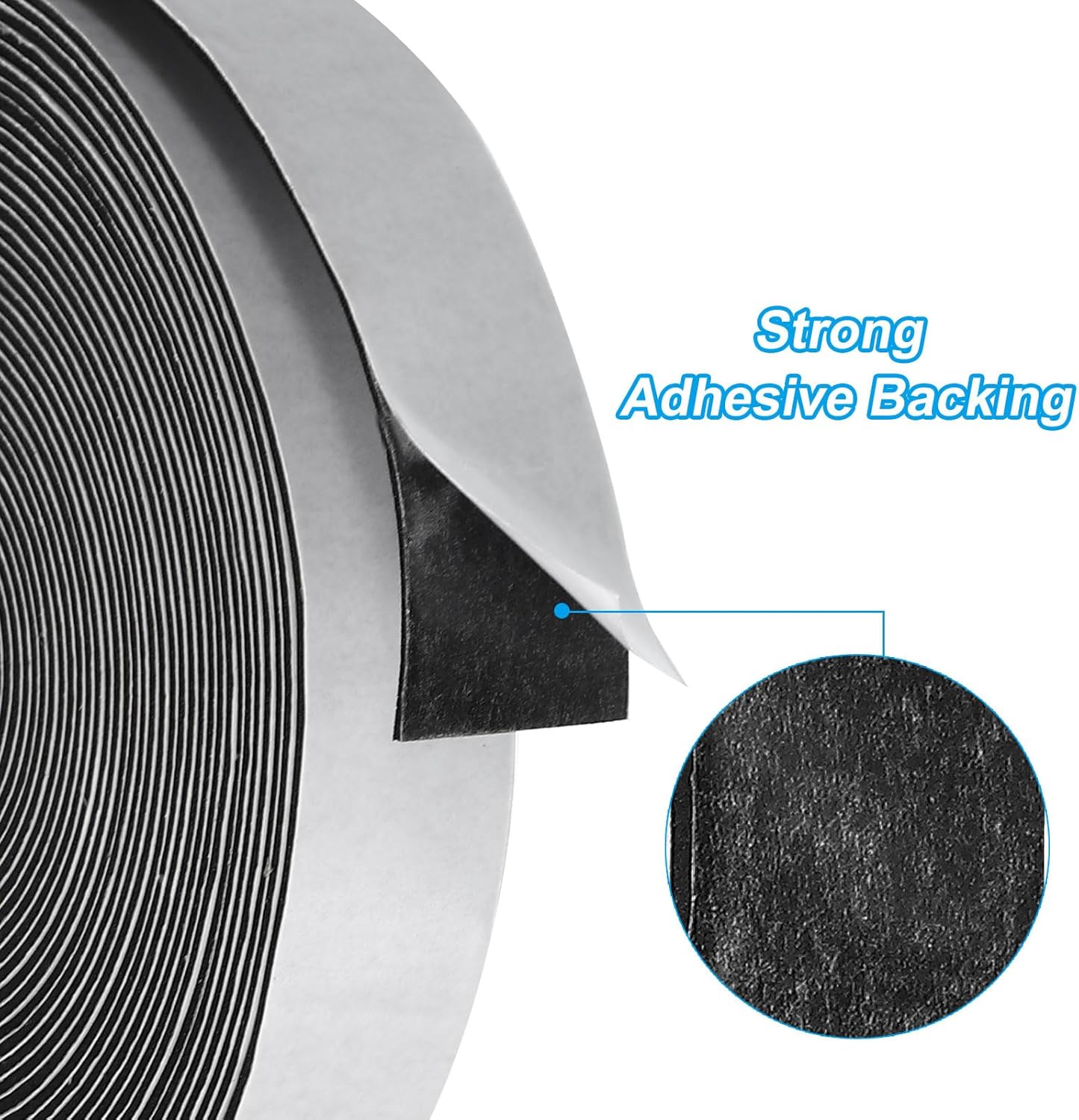 PATIKIL Weather Stripping Door Seal Strip, 3/8 Inch x 1/4 Inch x 32 Ft Self Adhesive Soundproof High Density Foam Tape Insulation for Door Window Air Conditioning, White - Colors B