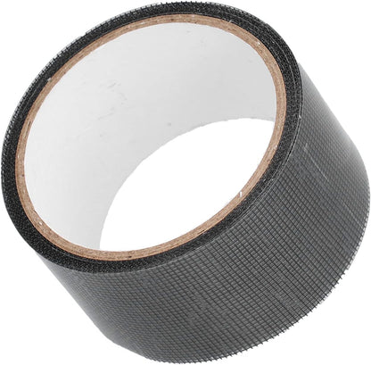 Gavigain Window Screen Repair Kit Tape, 3.5x3.5x2.0in (790 inch) Grey Adhesive & Waterproof, Strong Adhesive Screen Patch Repair Kit Fiberglass Screen Tape Mesh Repair, Screen Rrepair Kit