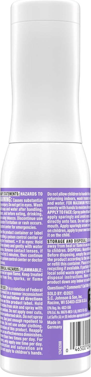 OFF! Clean Feel Insect Repellent Misting Spray, Fragrance-Free Picaridin Bug Spray for Lasting DEET-Free Protection from Mosquitoes and Ticks, 6 oz