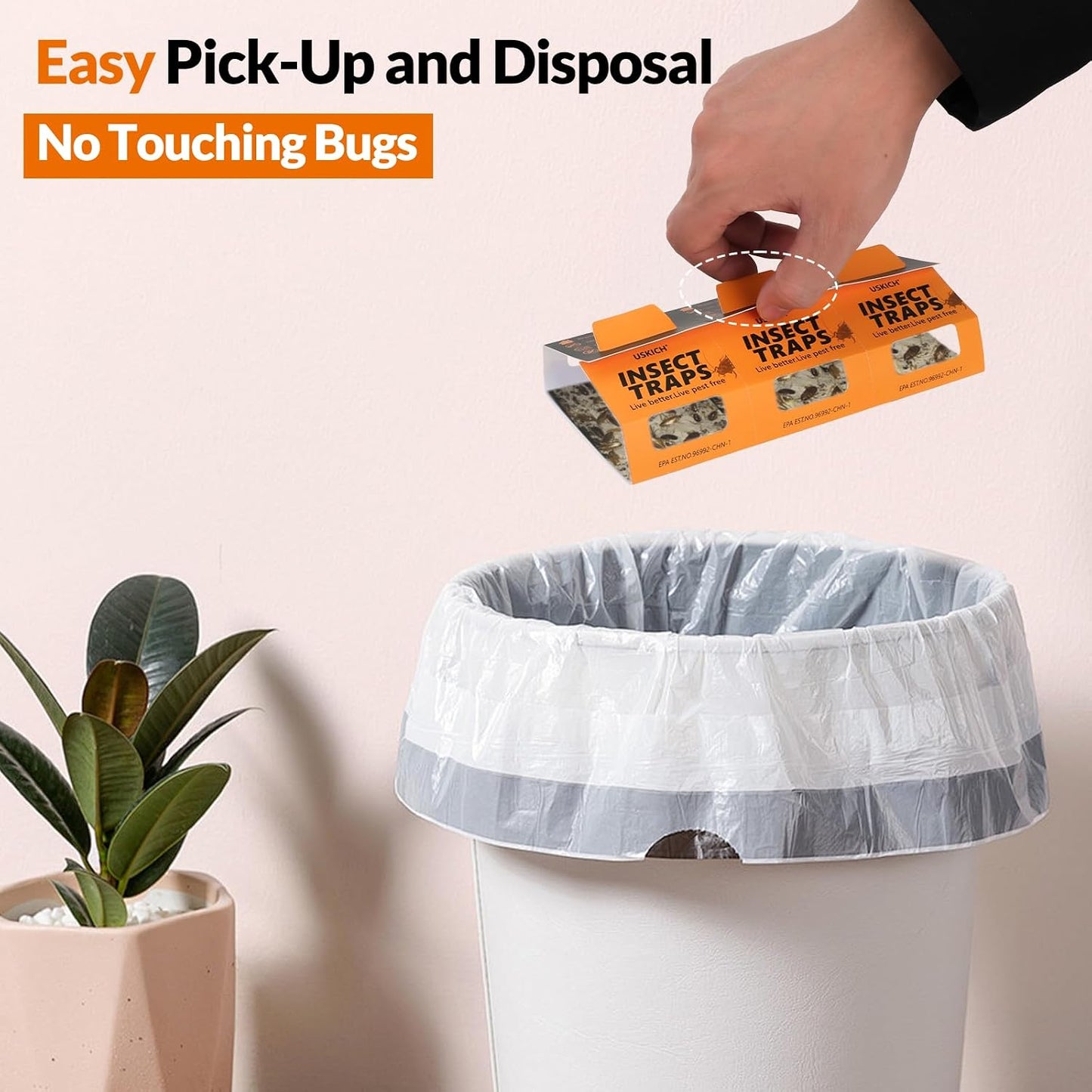 20 Pack Roach Traps, Cockroach Traps Indoor Home, Glue Roach Traps, Child & Pets Safe(Upgrade Recipe)