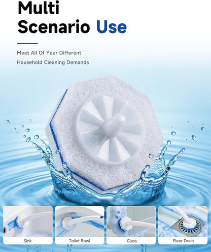20 Count Toilet Wand Refills for Clorox, 5X Cleaning Power Toilet Bowl Cleaners & High-Density Disposable Toilet Scrubber Refill - No Falling Apart, Instant Foam for Bathroom Cleaning
