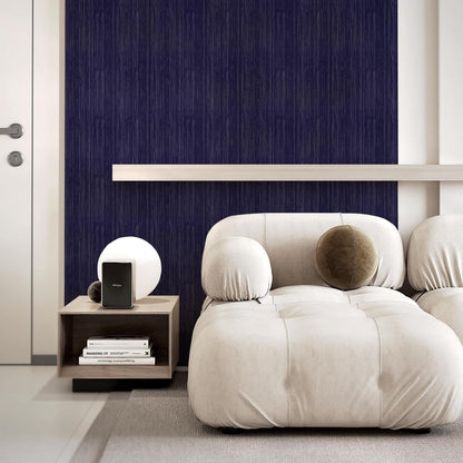Light Blue Peel and Stick Grasscloth Texture Wallpaper 15.7"x120" Vintage Wallpaper Removable Waterproof