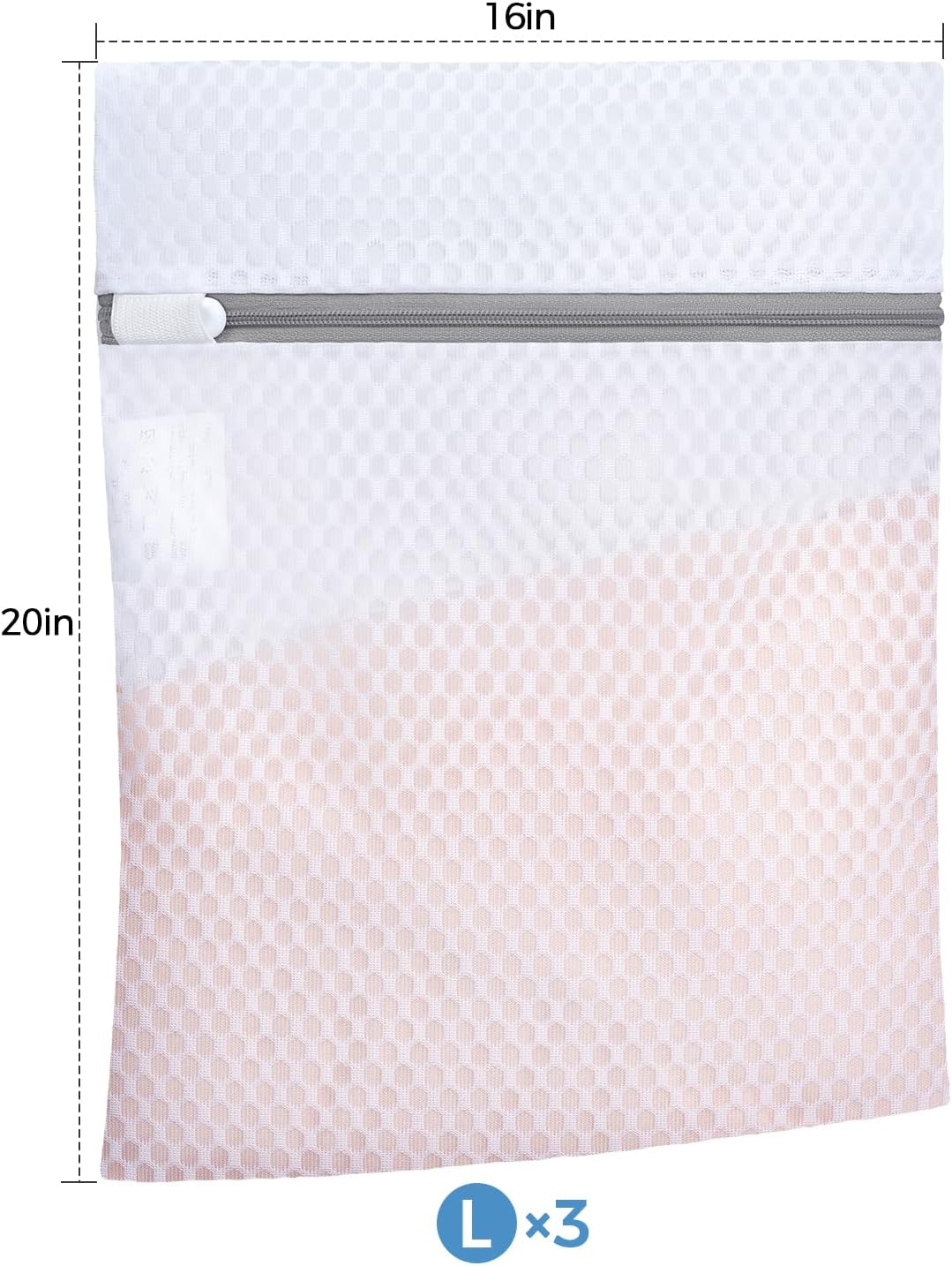 BAGAIL Laundry Bags Mesh Wash Bag for Intimates Lingerie and Delicates, 5Pcs (1XL,2L,2M)