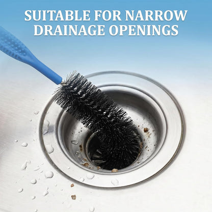Dryer Vent Cleaner Kit 5PCS, Flexible Cleaning Brush Set with Long Pipe Brush and Drain Snake Tool for Dryer Lint, Sink Shower Pipe, Refrigerator Coil, Home Vent Cleaning Tool