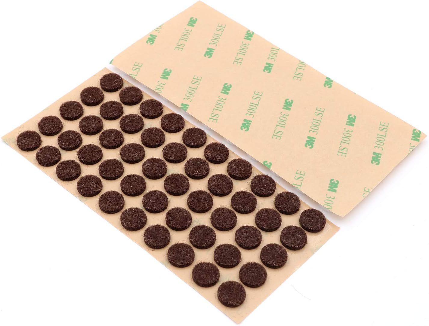 Furniture Felt Pads 3/8" (10mm) Diameter Round 3M Self Adhesive Protects Kitchen Cabinets, Drawers, Desks and Furniture Against Bumps and Scratches 100 Pack - Grey