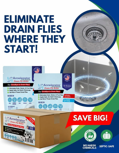 Drain Powder 32oz Powder – Complete Drain & Pipe Treatment Kit