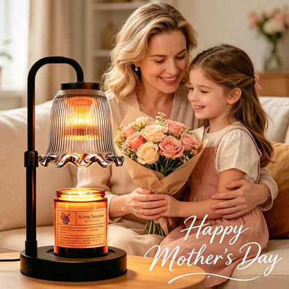 Adjustable Candle Warmer Lamp with Timer: Mothers Day Gifts Lamp fits All Candle Jar Home Decor - Wax Warmer for Scented Wax - Birthday Gifts for Women