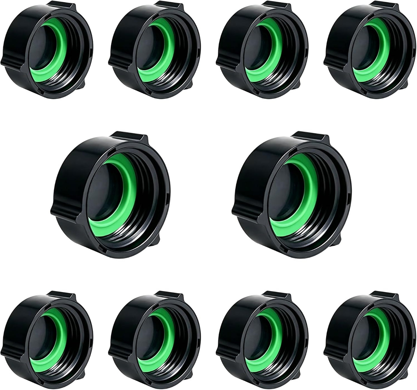 Cuckoo Hose Splitter 2 Way 1/2"Soaker Hose Repair Fittings Kit Irrigation System Connectors Set Adapter 2Pack(Hose Y Splitter)