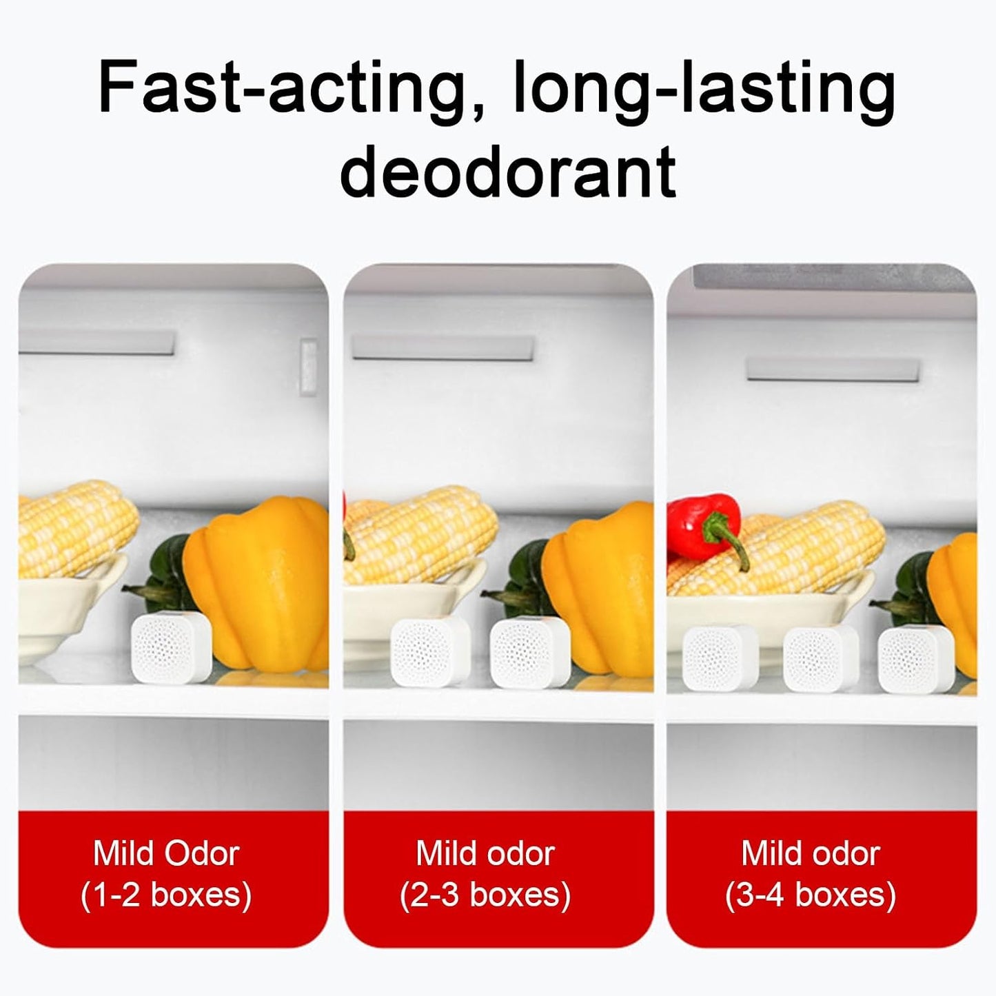 Activated Charcoal Fridge Deodorizer 12pcs Refrigerator Deodorizer Adhesive Activated Carbon Kitchen Cabinet Pantry Fridge Freezer Odor Eliminator Absorber Box 12pcs