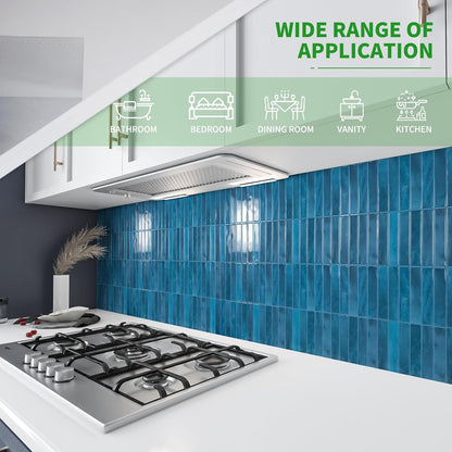 LONGKING Marble Peel and Stick Backsplash for Kitchen, 3D Adhesive Tile Backsplash for Kitchen, Bathroom, Wall Tile, 10 Sheets, 12" x 12"