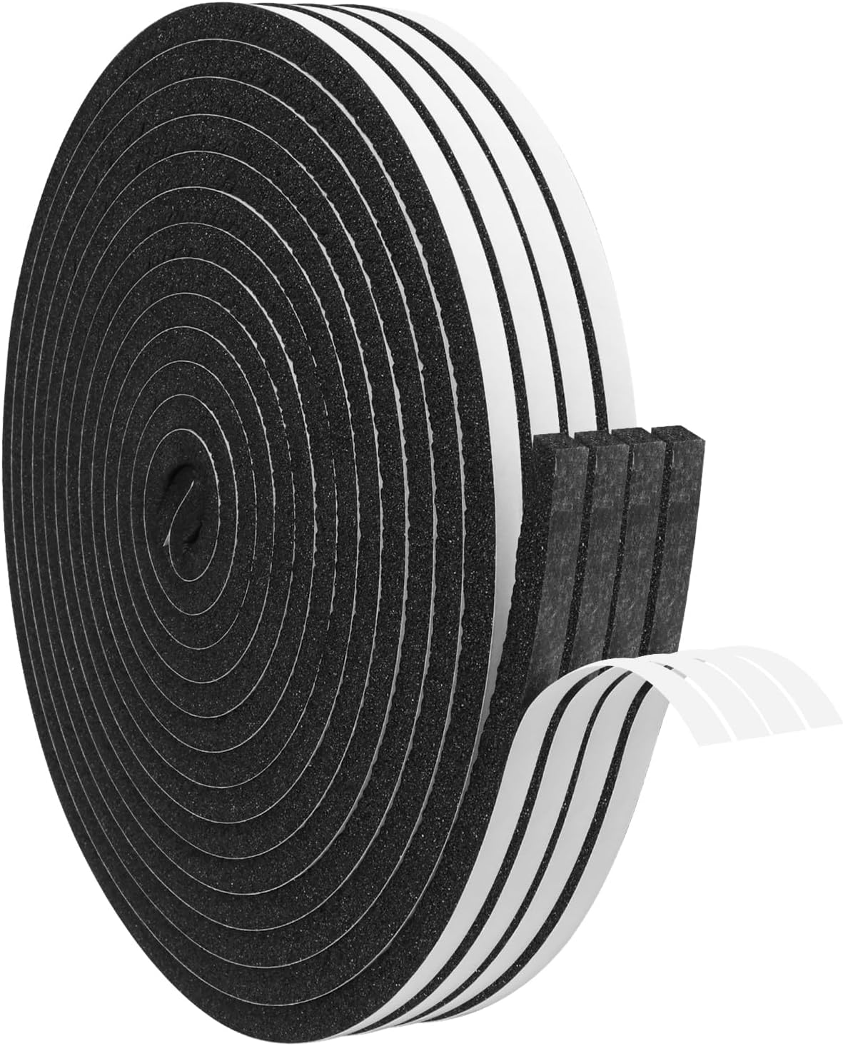 DGSL Foam Insulation Tape, 1/2In x 1/4In x 33Ft Weather Stripping Door Seal Strip for Doors and Windows,Sliding Door,Sound Proof Soundproofing Door Seal,Weatherstrip,Air Conditioning Seal Strip