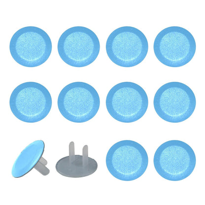 Pure Blue Color Outlet Covers Baby Proofing - Plug Covers for Electrical Outlets, Child Proof Socket Covers, Baby Safety Products for Home, Office