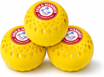 Arm & Hammer OdorBusterz® Odor Eliminator Balls, Sea Breeze, 3 Count – Baking Soda Odor Control for Closets, Drawers, Hampers & Small Spaces