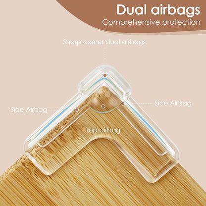 12 Pack Corner Protector Baby - New & Improved Edge Protector for Baby, Furniture Corner Edge Safety Bumpers, Clear Baby Proof Corners and Edges, Cushion to Cover Sharp Furniture & Table Edges