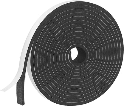 Weather Stripping Door Seal Strip for Doors and Windows, 1In x 1/8In x 33Ft x 2 Roll Foam Insulation Tape Self Adhesive,Sound Proof,Weatherstrip,Pipe Cooling, Air Conditioning Seal Strip - Colors B