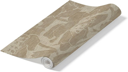 Peel and Stick Wallpaper Roll 17.5 x 216 Whispering Tales Design in Vinyl Sticker Paper for Accent Panels, Bedroom, Kitchen, Office or Shelf Liner