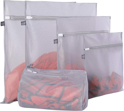 Kimmama Laundry Bags Mesh Wash Bag, Mesh Bag for Laundry, 1L+1M | shoe washing bag for socks, activewear, baby clothes and small garments to reduce tangling