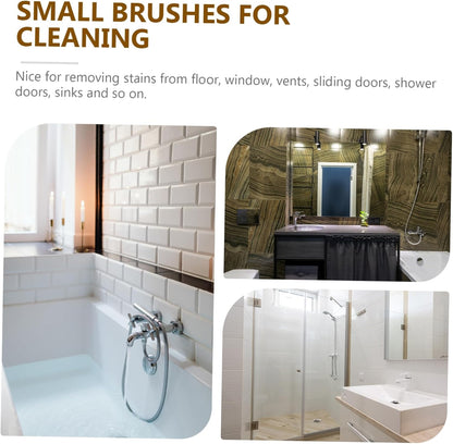 Zerodeko Sink Scrub Brush Small Cleaning Brush for Effortless Kitchen Bathroom Cleaning Compact Design for Stains Dirt Lightweight Portable Multi-Scene Use Easy to Grip