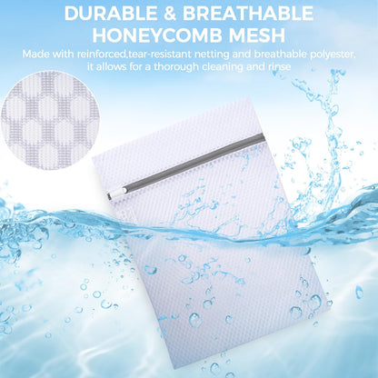 BAGAIL Laundry Bags Mesh Wash Bag for Intimates Lingerie and Delicates, 5Pcs (1XL,2L,2M)