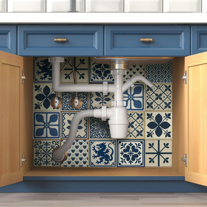 Peel and Stick Backsplash Tile Sticker for Kitchen and Bathroom Walls - 24 Removable 5.9"x5.9" Tiles, Waterproof
