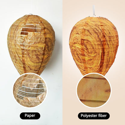 4 Packs of Fake Wasp Nests, Waterproof Material Wasps Nests