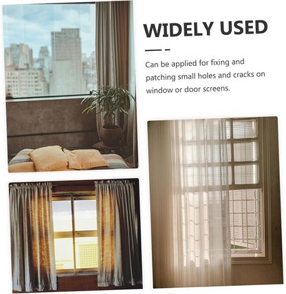 Window Screen Repair Patch Kit Adhesive Patch Pads for Holes Door Screen Mesh Tape
