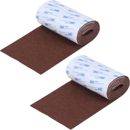 Felt Furniture Pads 120 PCS, Non Slip Self Adhesive Felt Pads Chair Leg Floor Protectors for Furniture Feet Wood Hardwood Floors, 1 inch Round, Black