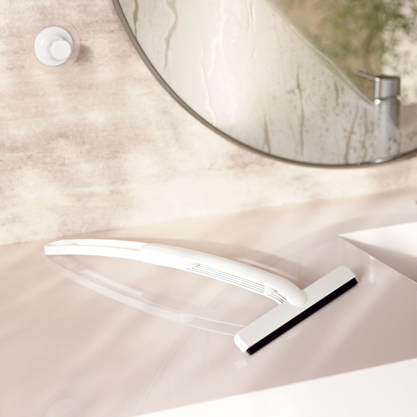 Umbra Flex Adhesive Squeegee, White