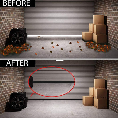 [New Upgrade] Huge Gap Door Draft Stopper, 3.4" W Widened Door Sweep Seal Gap Up to 1.8" for Interior & Exterior Doors - Keeping Draft, Noise, Dust and Unwanted Animals Out,3.4" W x 39" L,Brown