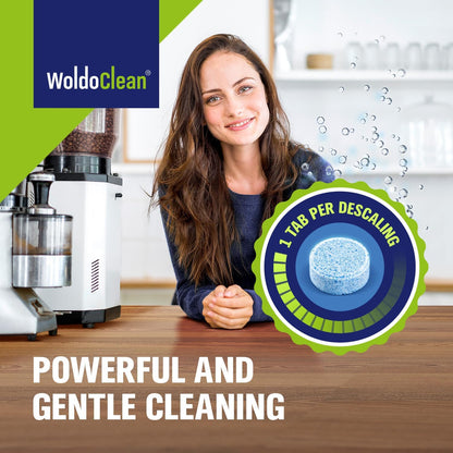 WoldoClean Garbage Disposal Cleaner and Deodorizer Tablets - 24 Pack, Foaming Sink Drain Cleaner & Odor Eliminator, Fresh Citrus Scent, 1 Year Kitchen Cleaning Supply