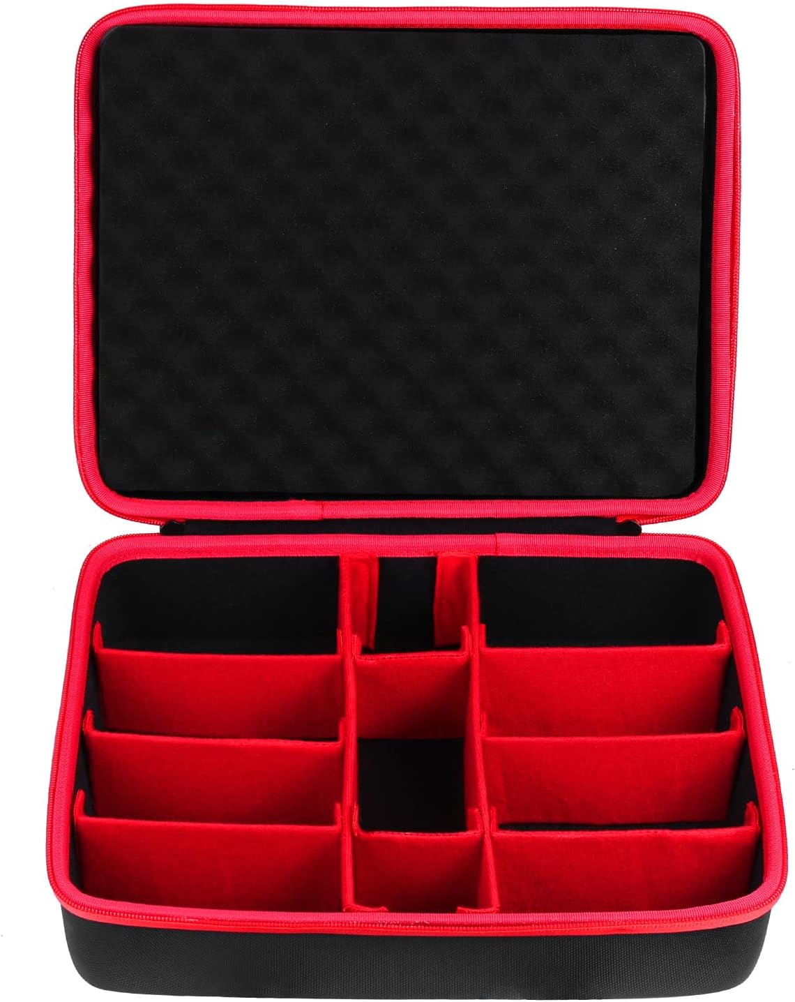 khanka Hard Battery Storage Box Holder, Carrying Case Replacement for Milwaukee M12 M18 18V and Charger - Holds 12V M18 18V 2.0/3.0/4.0/5.0/6.0/6.5/8/9.0/12.0-Ah Battery, Charger (Case Only)