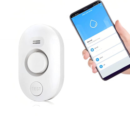 Water Leak Detector Sensor Alarm: Home Water Flooding Monitor Smart Sink Overflow Monitoring Adjustable Wet Moisture Alert Pipe Leakage Drip Detection Warning for Basement Floor
