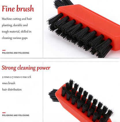 6-Pack Non-Scratch Nylon Cleaning Brushes - Mini Head Design with Ergonomic Grip & Hanging Hole for Delicate Surfaces & Daily Cleaning