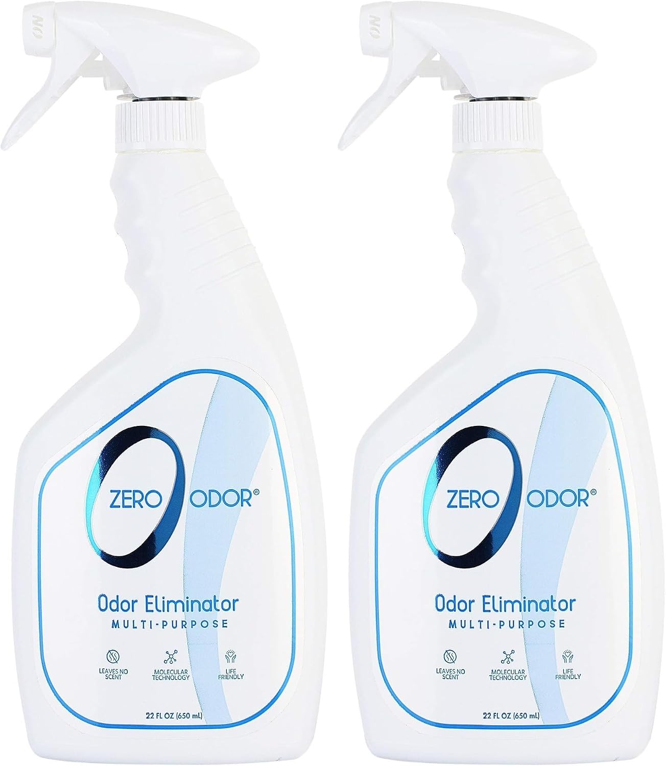 Zero Odor – Multi-Purpose Odor Eliminator - Air & Surface Odor – Patented Technology for Bathroom, Kitchen, Fabric, Closet- Smell Great Again, 16oz
