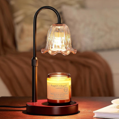 Homelist Candle Warmer Lamp with Timer, Height Adjustable Candle Lamp, Home Decor, Wax Melt Warmer for Birthday Chrismas Holiday Gifts for Mom, Women, Sister