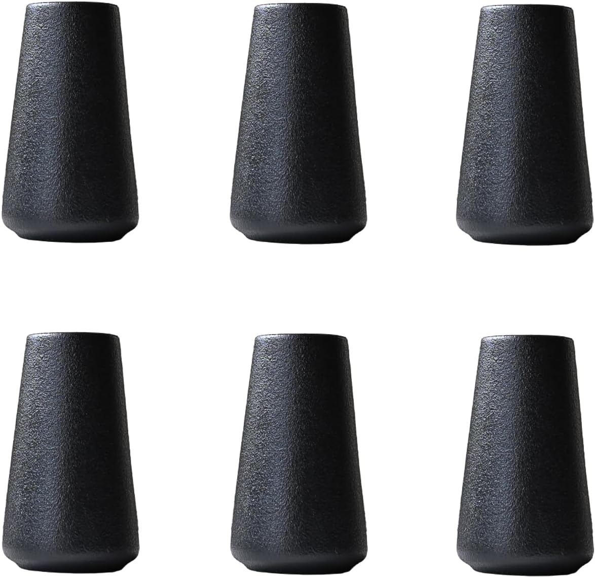 Modern Small Flower Vases 8 Pack - Ceramic, White