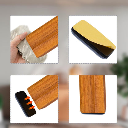 Antrader 1.5 Inch Self-Stick Furniture Round Felt Pads Wood Floor Protectors – Protect Your Hard Floors from Furniture Scratches, Pack of 48, Black