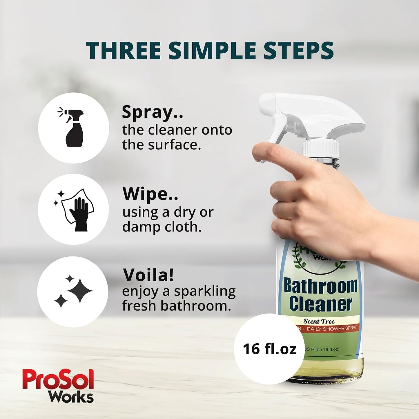Degreaser Cleaner Heavy Duty Cleaning Spray 16 oz - Kitchen Cleaner for Stubborn Splatters, Stove Top, Grill, Drip Pans, & Oven Cleaner - Safe on All Surfaces - Fresh Scent