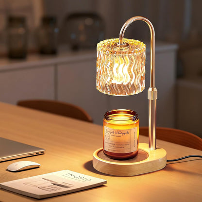 Homelist Candle Warmer Lamp with Timer, Height Adjustable Candle Lamp, Home Decor, Wax Melt Warmer for Birthday Chrismas Holiday Gifts for Mom, Women, Sister