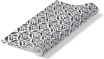 Peel and Stick Wallpaper Roll 17.5 x 216 Whispering Tales Design in Vinyl Sticker Paper for Accent Panels, Bedroom, Kitchen, Office or Shelf Liner