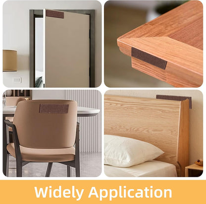 Felt Pads for Furniture, Felt Pads for Chair Legs (138PCS: Round and Rectangle, Sizes: 1/2" ，3/4"， 7/8", 1" and 1-1/4", Self-Adhesive, Brown) Furniture Pads to Protect Hardwood Floors