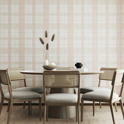Modern Peel and Stick Wallpaper 17.3" x 78.7" Self Adhesive Wallpaper Textured Neutral Stripe Contact Paper Removable Vinyl Wall Paper for Living Room Bedroom Accent Wall Modern Minimalist Wall Decor