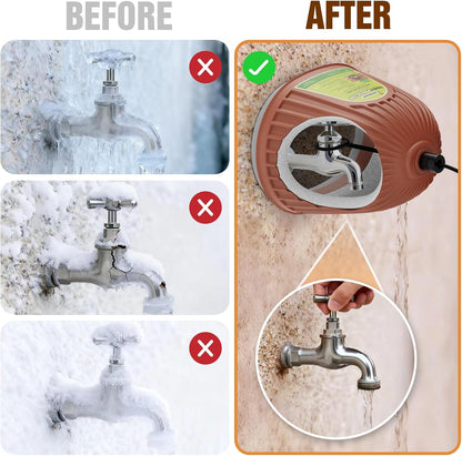2 Pack Multi Layer Plastic Outdoor Faucet Cover for Winter, Insulated Spigot Cover with Soft Rubber Air Chamber, Hose Bib Cover Lasts Up to 5 times longer Service Life, L7 inches W5.8 inches H7 inches