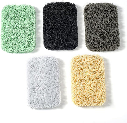 12PCS Soap Savers Pads BPA Free Soap Holder for Bar Soap Non-Slip Self Draining Soap Dish Soap Lift for Shower Kitchen Bathroom