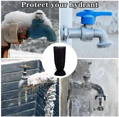 Outdoor Faucet Covers for Winter Freeze Protection,20.4"X8" Hose Bib Covers for Winter,Reusable Thicker Waterproof Insulated Spigot Cover