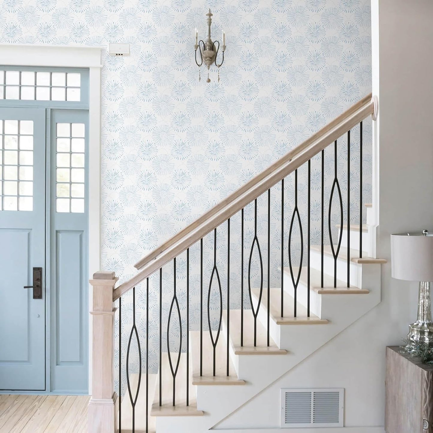 Boho Wallpaper Neutral Peel and Stick Wallpaper 78.7"x17.3" Geometric Wall Paper Beige and White Contact Paper Textured Removable Vinyl Waterproof for Bedroom Farmhouse Kitchen Bathroom